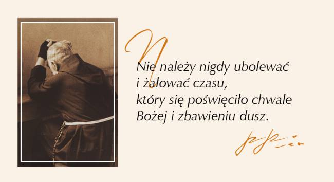 Ojciec Pio - cytat